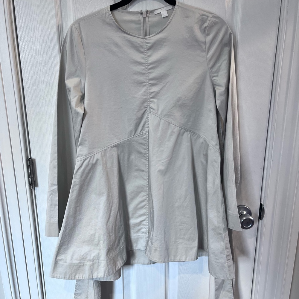COS Asymmetrical Wrap Top in Off White